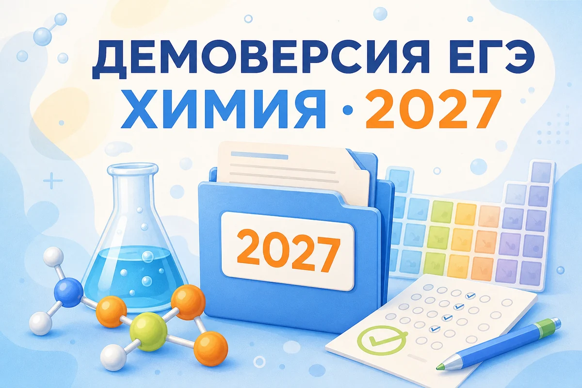 Демоверсия ЕГЭ по химии 2027 ФИПИ: что изменилось